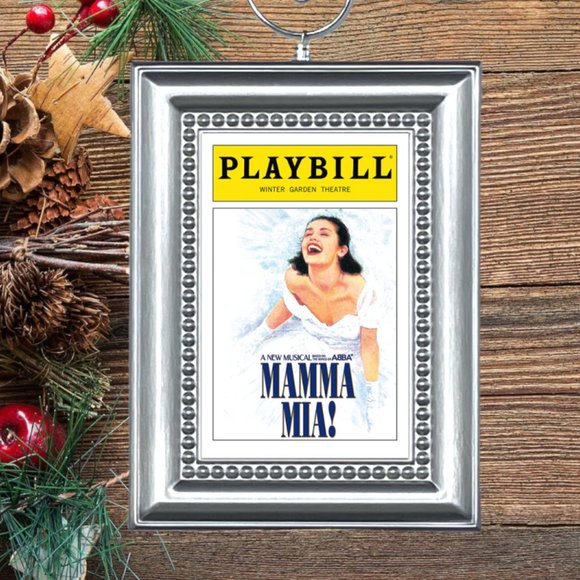 Mamma Mia Abba Broadway Musical Playbill Christmas Tree Ornament‎ - Picture 1 of 3